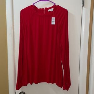 Red LongSleeve Blouse